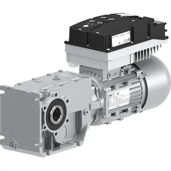 Bevel redüktörlü motor G500-B + M550-U + I550 Motec